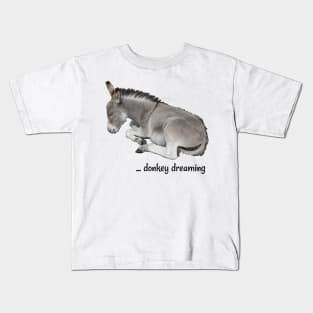 Little Donkey Dreaming Kids T-Shirt